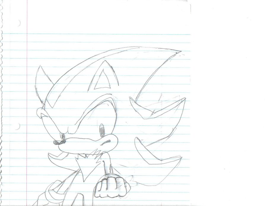 900x695 Shadow The Hedgehog Pencil Drawing By Adventuretimefan13