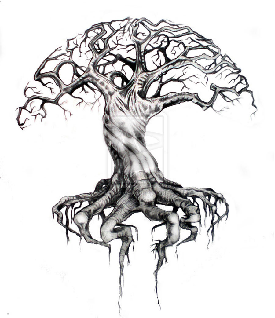 900x1041 25 Beautiful Tree Drawing Examples From Around The World