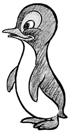 250x461 How To Draw Cartoon Baby Penguins In Simple Steps Lesson