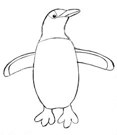 236x272 How To Draw A Penguin 2 Penguin Drawings Penguins