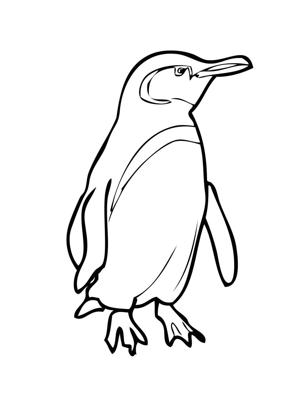 1024x1366 Coloring Emperor Penguin Coloring Page