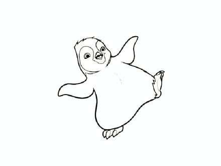 440x330 Baby Penguin Coloring Pages Of Cute Baby Animals Coloring Page