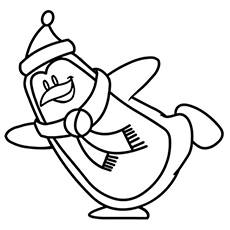 230x230 Penguin Coloring Pages