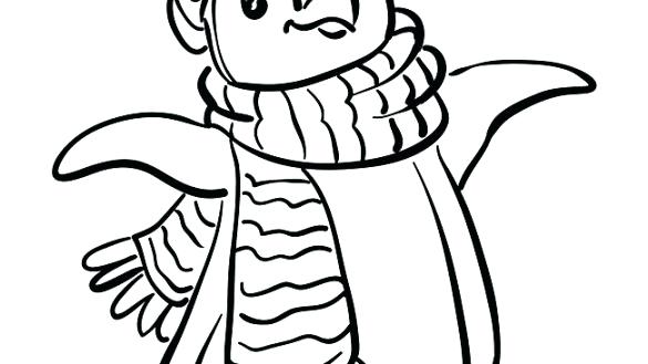 585x329 Picture Of Penguin To Color Download Penguin Coloring Pages