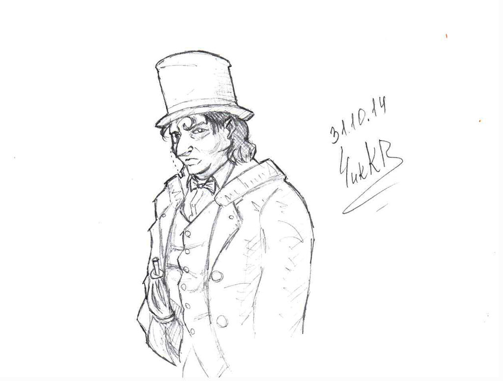 1024x775 The Penguin (Sketch) By Chikkv