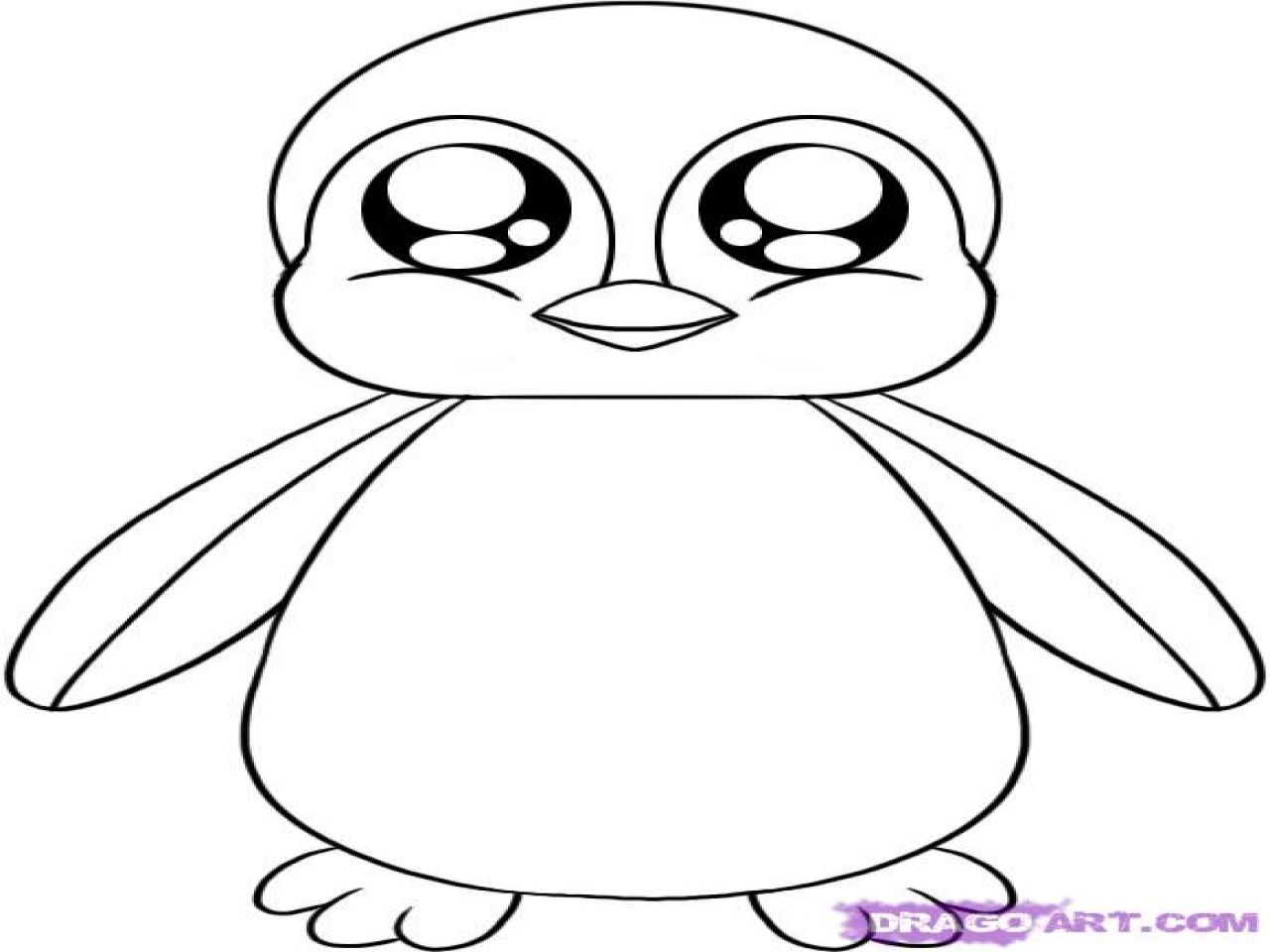 Penguin Drawing Step By Step at GetDrawings | Free download