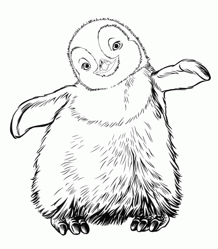 700x800 Happy Feet Coloring Pages Happy Feet Coloring Pages For Kids