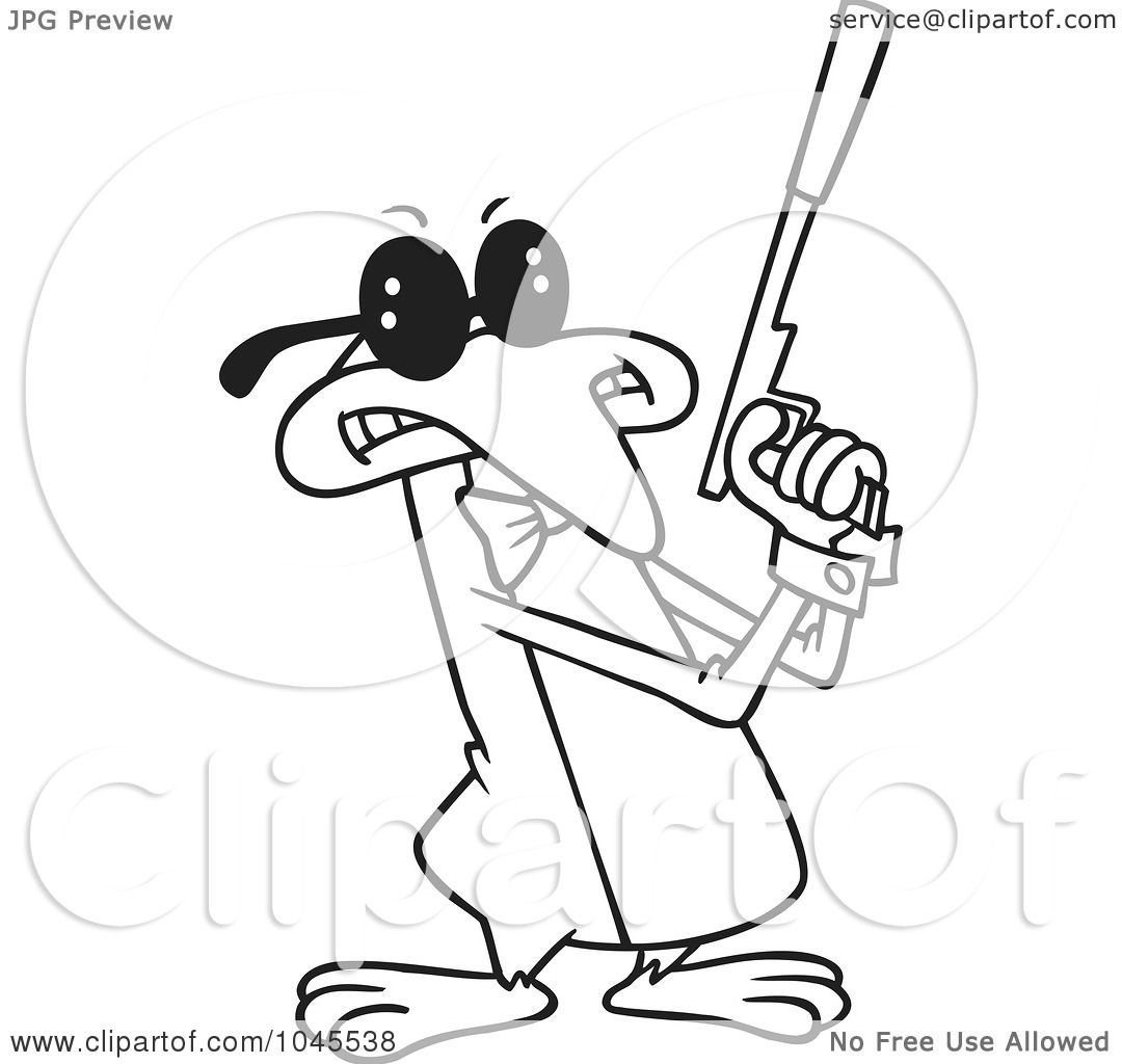 1080x1024 Royalty Free (Rf) Clip Art Illustration Of A Cartoon Black