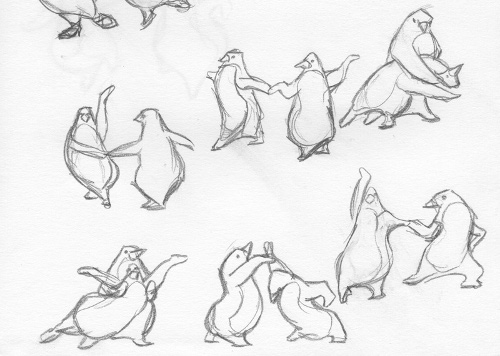 Cartoon Penguins Drawing at GetDrawings | Free download