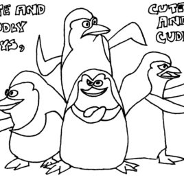 268x268 Penguins Of Madagascar Coloring Pages Az Coloring Pages Coloring