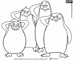 300x250 Penguins Of Madagascar Military Coloring Page Printable Game