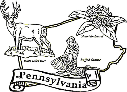 480x348 Pennsylvania State Coloring Page Free Printable Coloring Pages