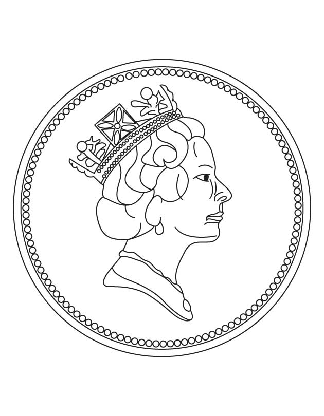 630x810 Coin Coloring Pages