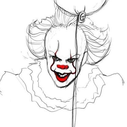 Pennywise The Clown Drawing at GetDrawings | Free download