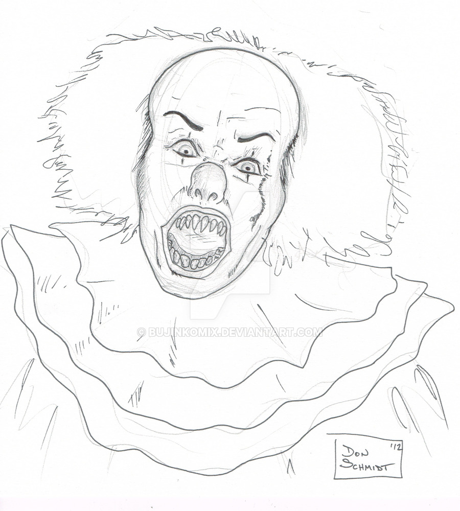 Pennywise The Clown Drawing at GetDrawings | Free download