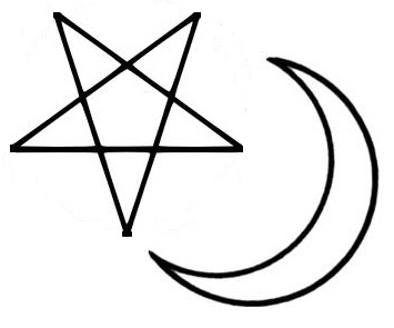 355x295 Pentacle And Moon Symbolises Joseph And Mary Truth Control