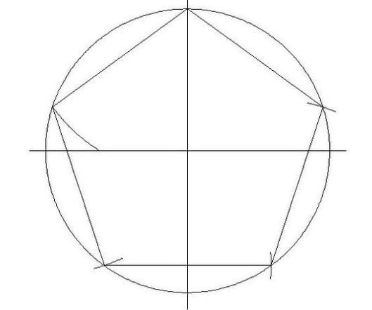 529x442 Draw A Regular Pentagon With A Compass And A Ruler Of 15cm Of Any