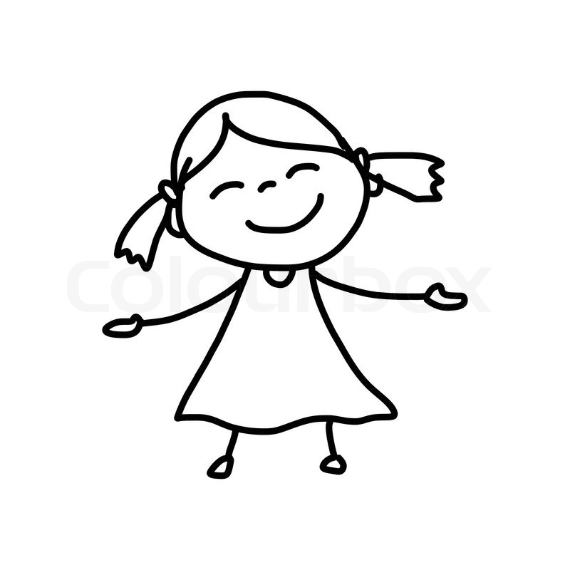 800x800 Set Cartoon Children Stock Photo. Stock Vector Of Hand Drawing