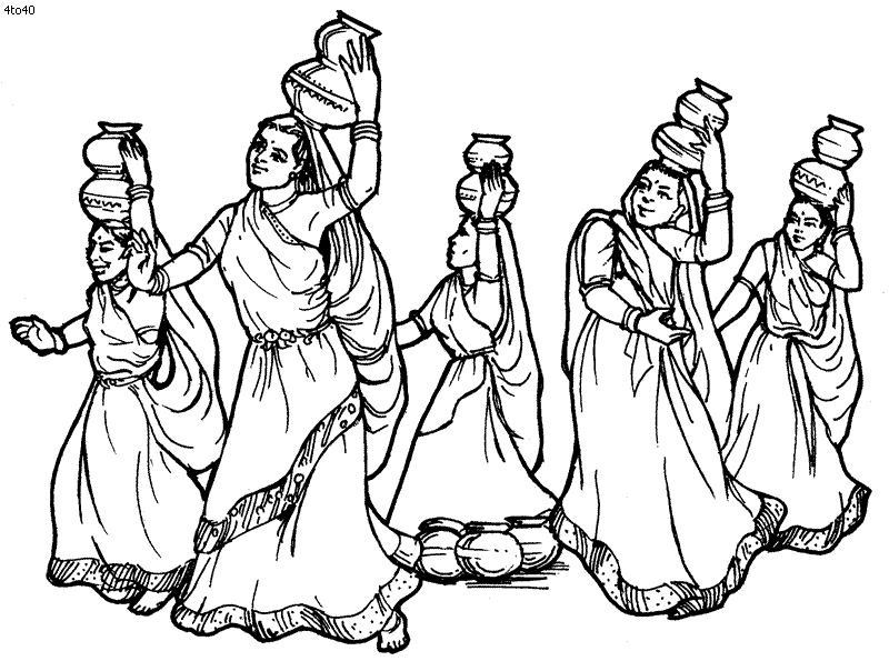 800x595 Dancer Clipart Bihu