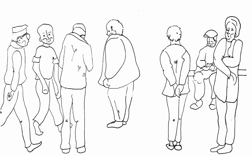 880x546 Line Drawing