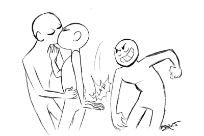 400x267 Draw Squad Back High Five Blank Template 3 People Draw