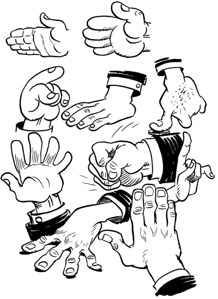 450x618 Drawing Hands How To Draw Comic Cartoon Hands With Easy Steps