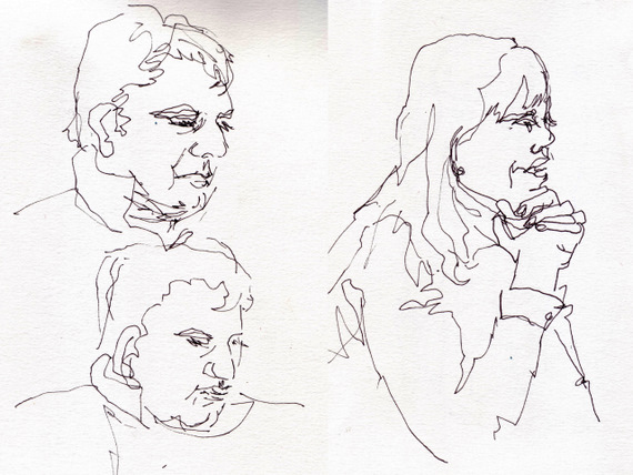 570x428 Drawing Faces In Contour. Africantapestry