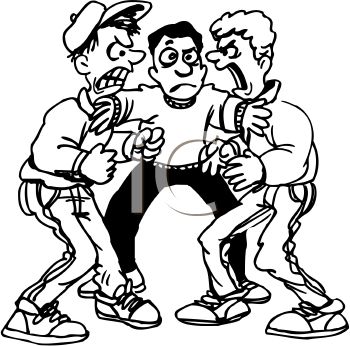 350x346 8 People Fighting. Clipart Panda