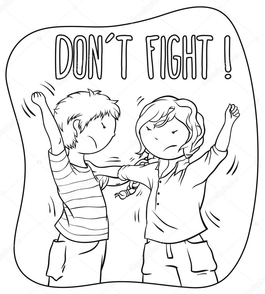 921x1023 Two Kids Fighting (Girl And Boy)
