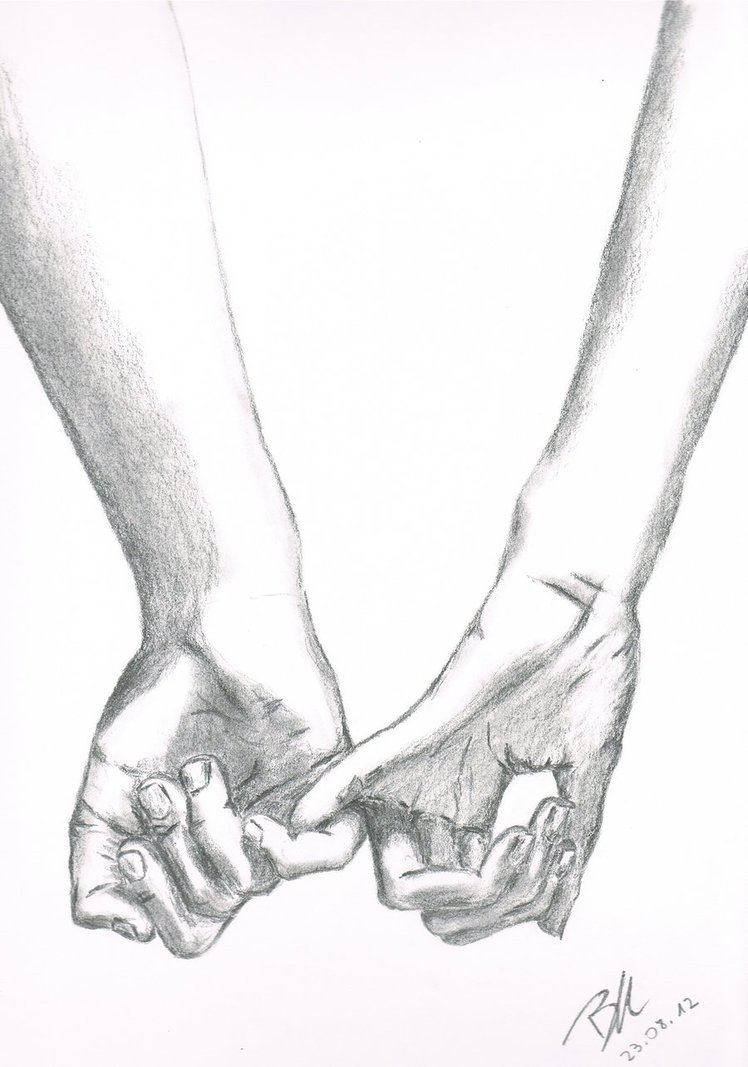 748x1067 Pencil Drawings Of People Holding Hands Holding Elderly Hand