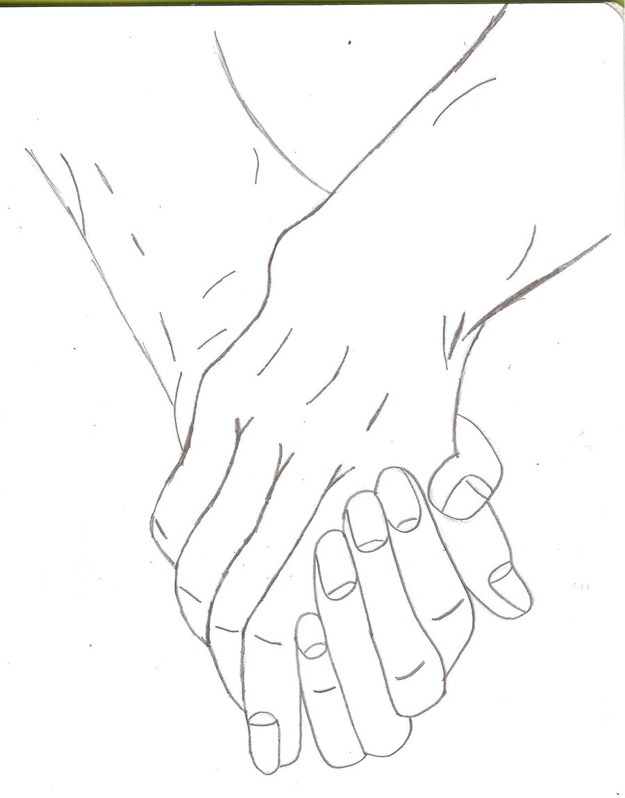 900x1150 Two People Holding Hands By Kittyness21