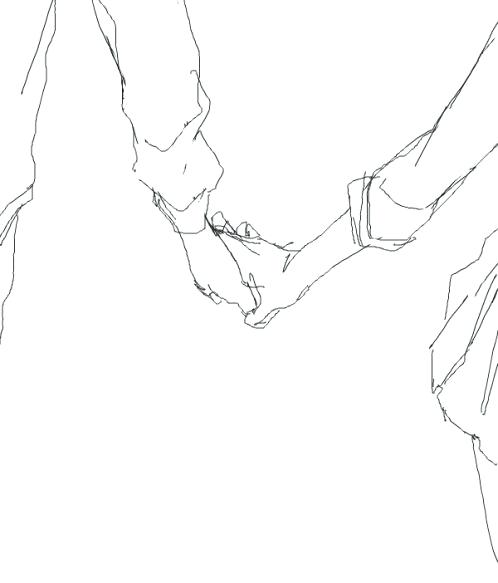 498x583 Draw Holding Hands Hand Drawings By How To Draw Cartoon Hands
