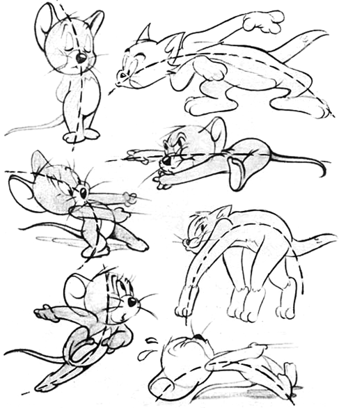 500x586 How To Draw Cartoons In Action For Comics And Animation With Line