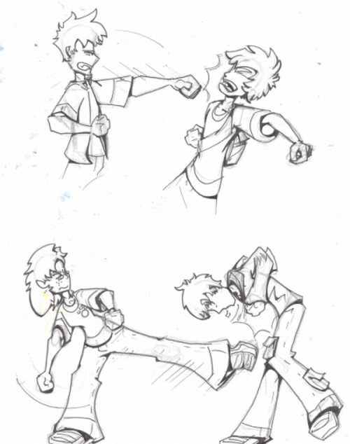 500x634 Random Action Poses