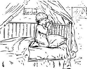 300x239 Praying Clip Art