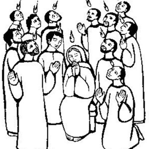 Sketches Of People Praying Coloring Pages