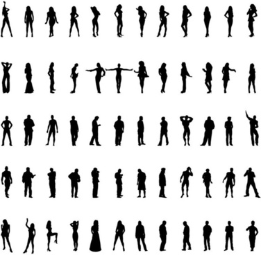 376x368 People Silhouette Free Clip Art Free Vector Download (215,343 Free