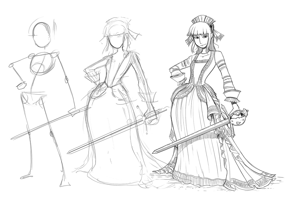 1200x848 Gesture Drawing