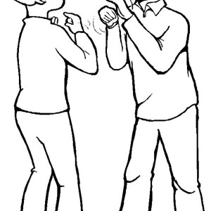 300x300 People Get Married Coloring Page Coloring Sky