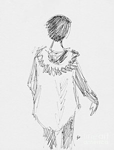 229x300 People Walking Drawings