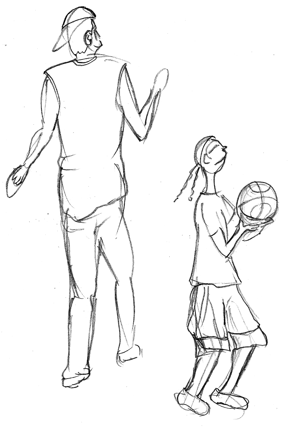 988x1452 The Impulsive Sketch Journal Walking Gesture Sketches