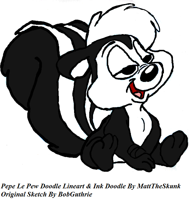 648x686 Pepe Le Pew Ink And Color By Matthewtehskunk