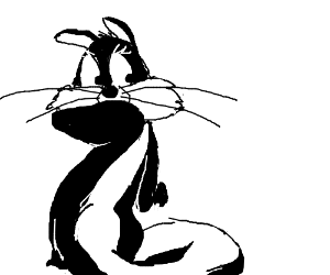 300x250 Paint Is Face White (Pepe Le Pew )