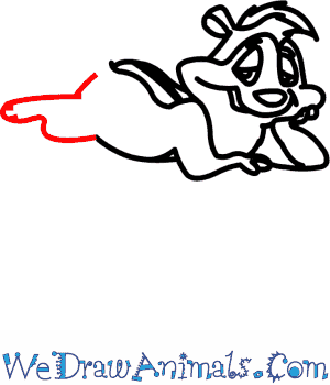 300x350 How To Draw Pepe Le Pew