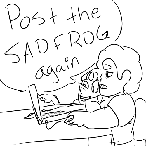 500x500 Post The Sad Frog Again Steven Universe Know Your Meme