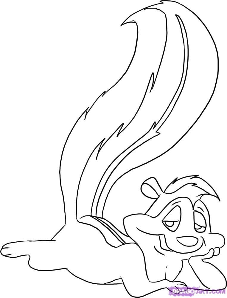 762x1000 Pepe Le Pew Coloring Pages Coloring Page For Kids