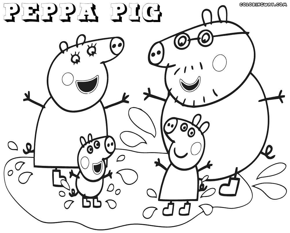1000x804 Peppa Pig Coloring Pages Coloring Pages To Download And Print