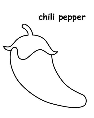 400x502 Chili Pepper Coloring Sheets To Good Page Pages 6