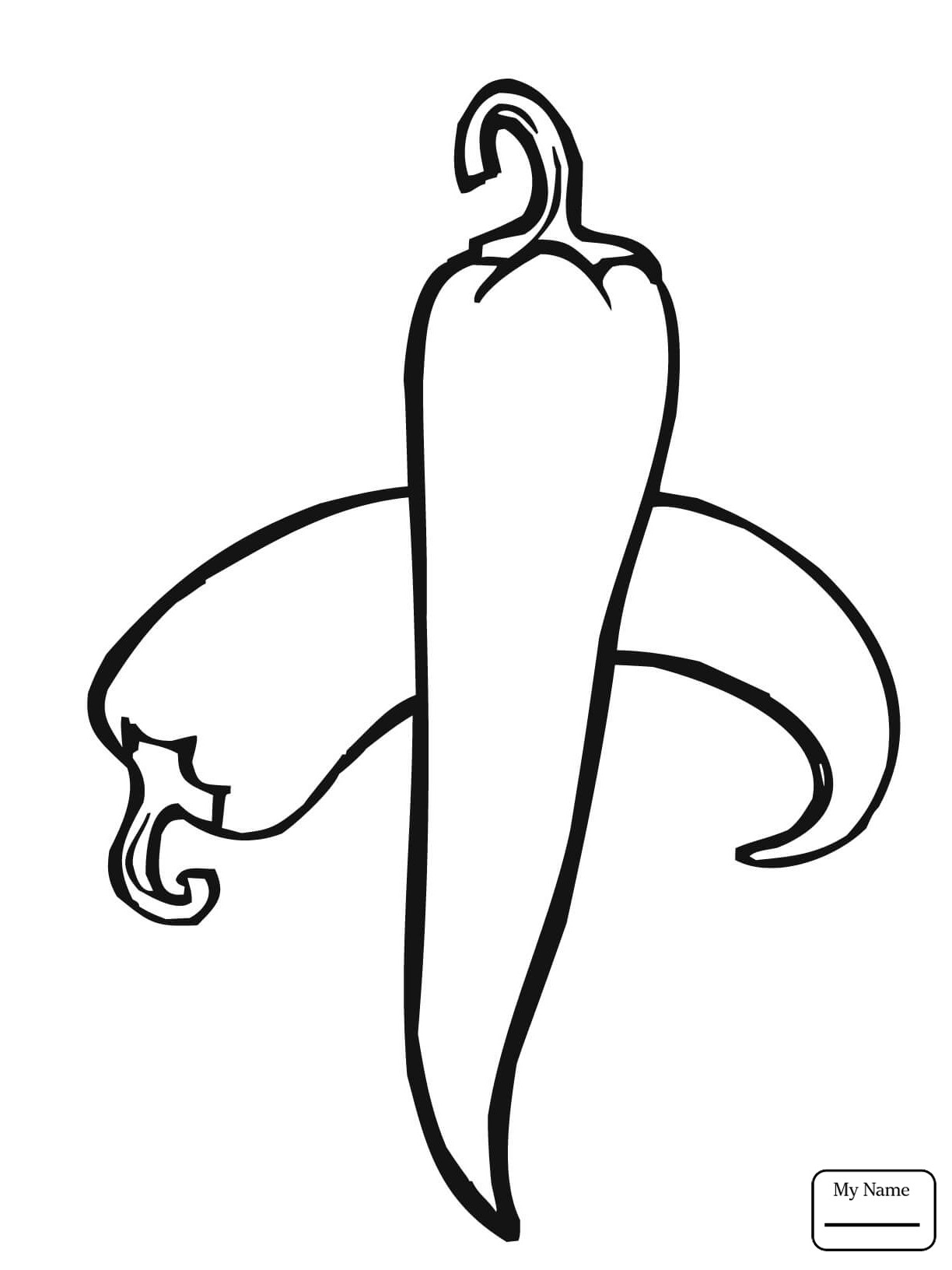 1224x1632 Chili Peppers Vegetables Coloring Pages For Kids Elegant Coloring