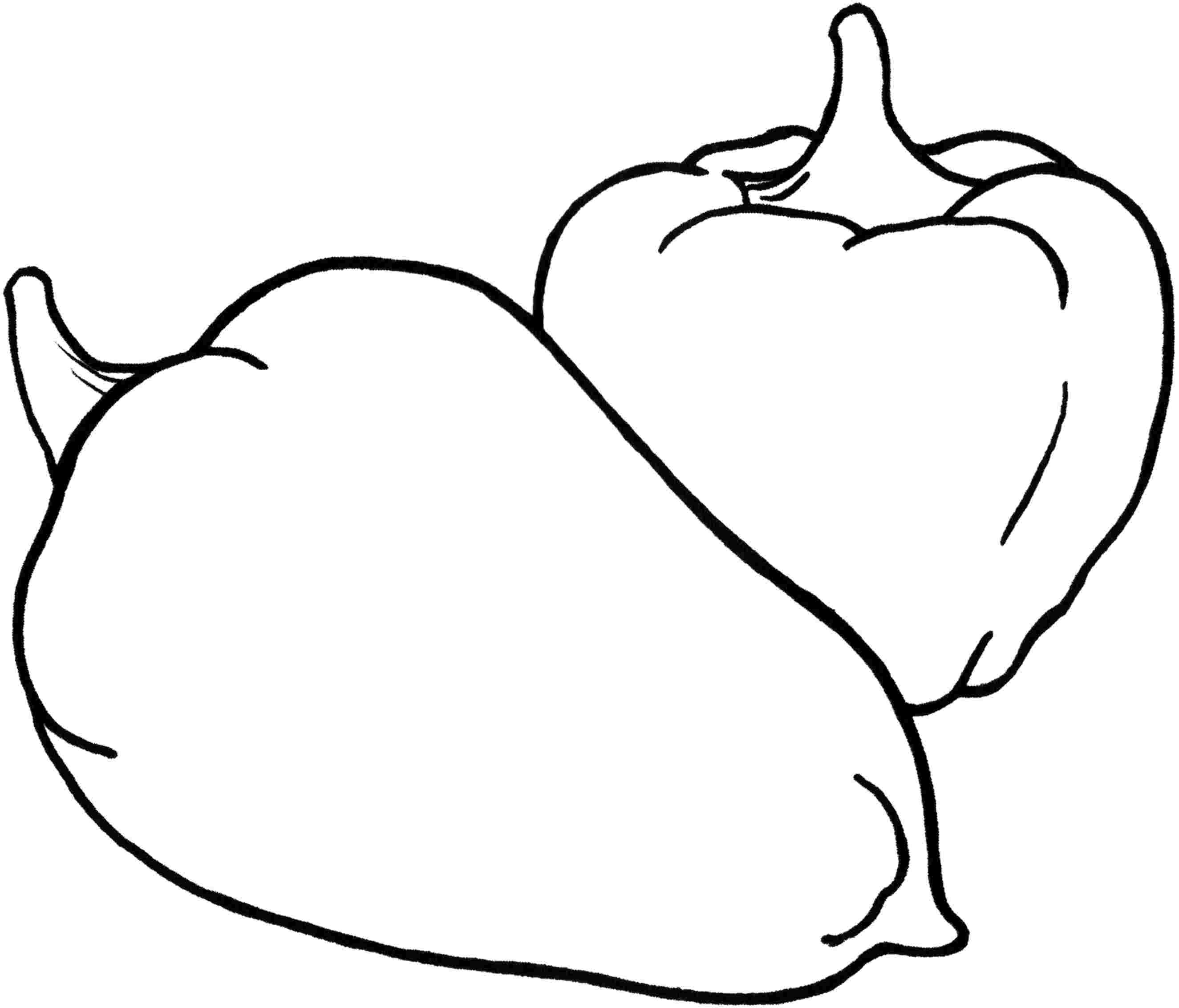 2649x2265 Chili Peppers Vegetables Coloring Pages For Kids Luxury Bell